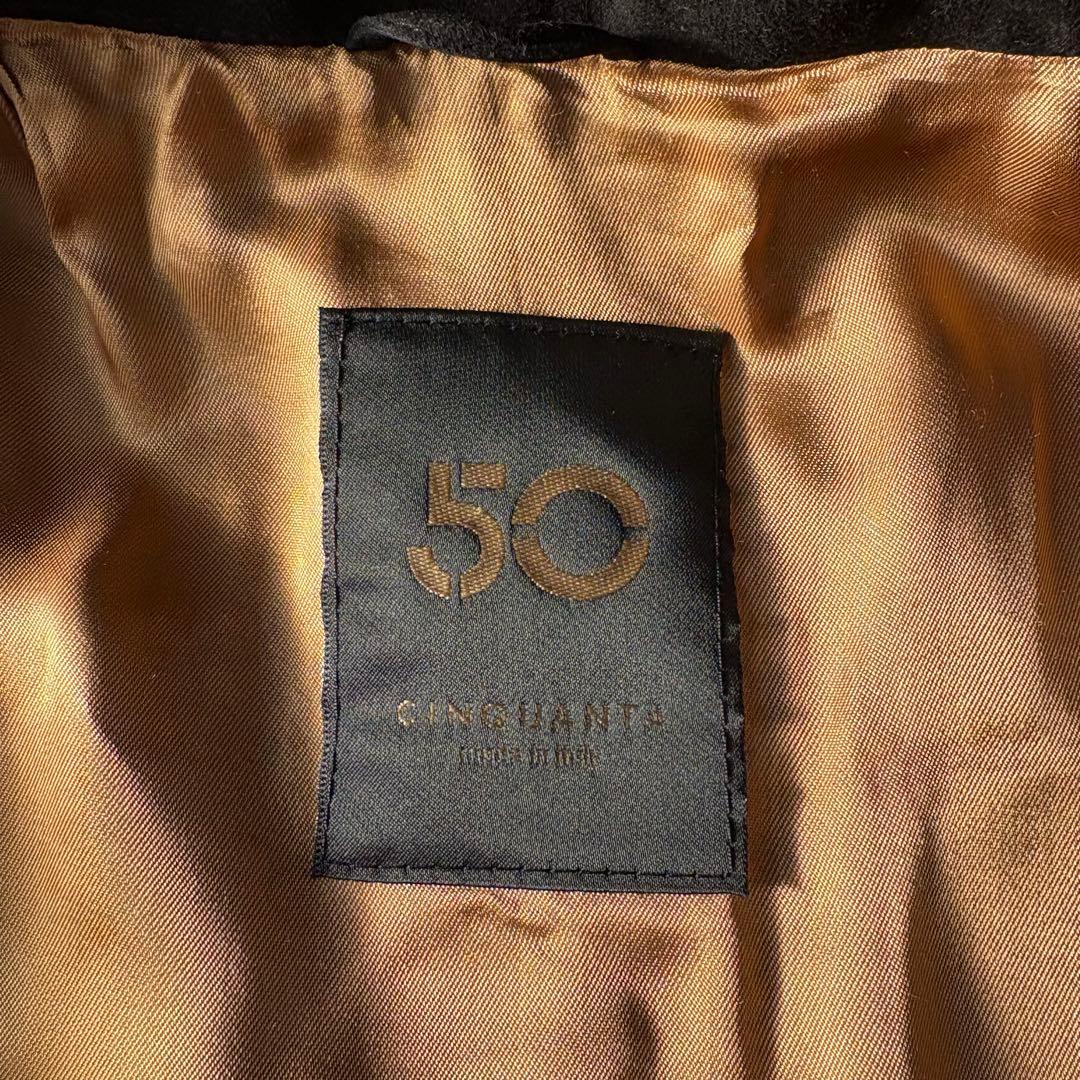 CINQUANTAチンクアンタ スエード ダブルライダース BeamsF 48