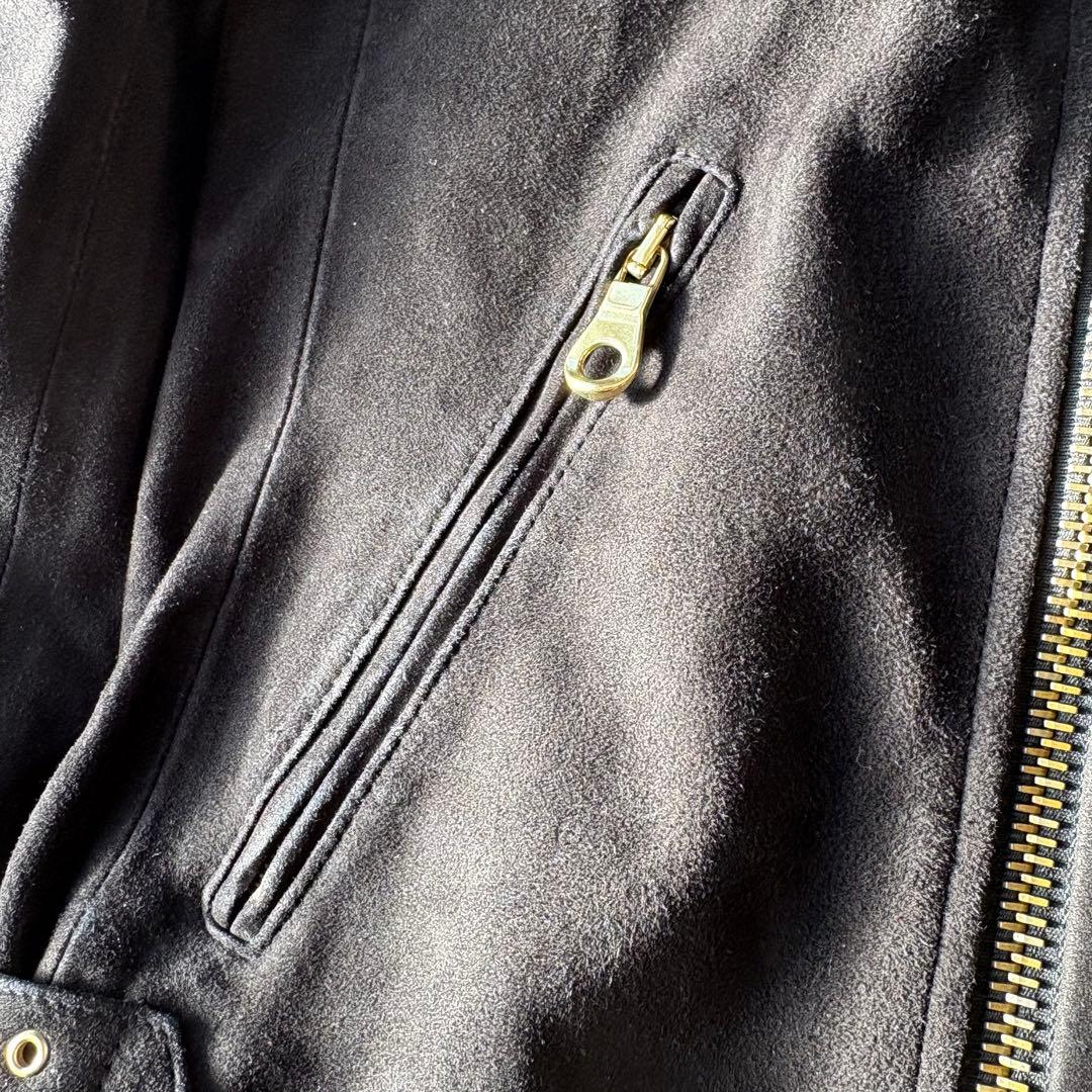 CINQUANTAチンクアンタ スエード ダブルライダース BeamsF 48