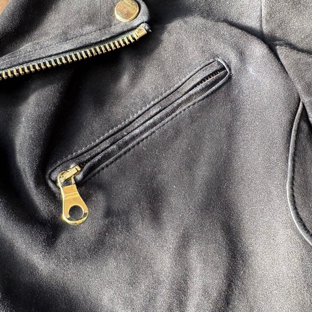 CINQUANTAチンクアンタ スエード ダブルライダース BeamsF 48