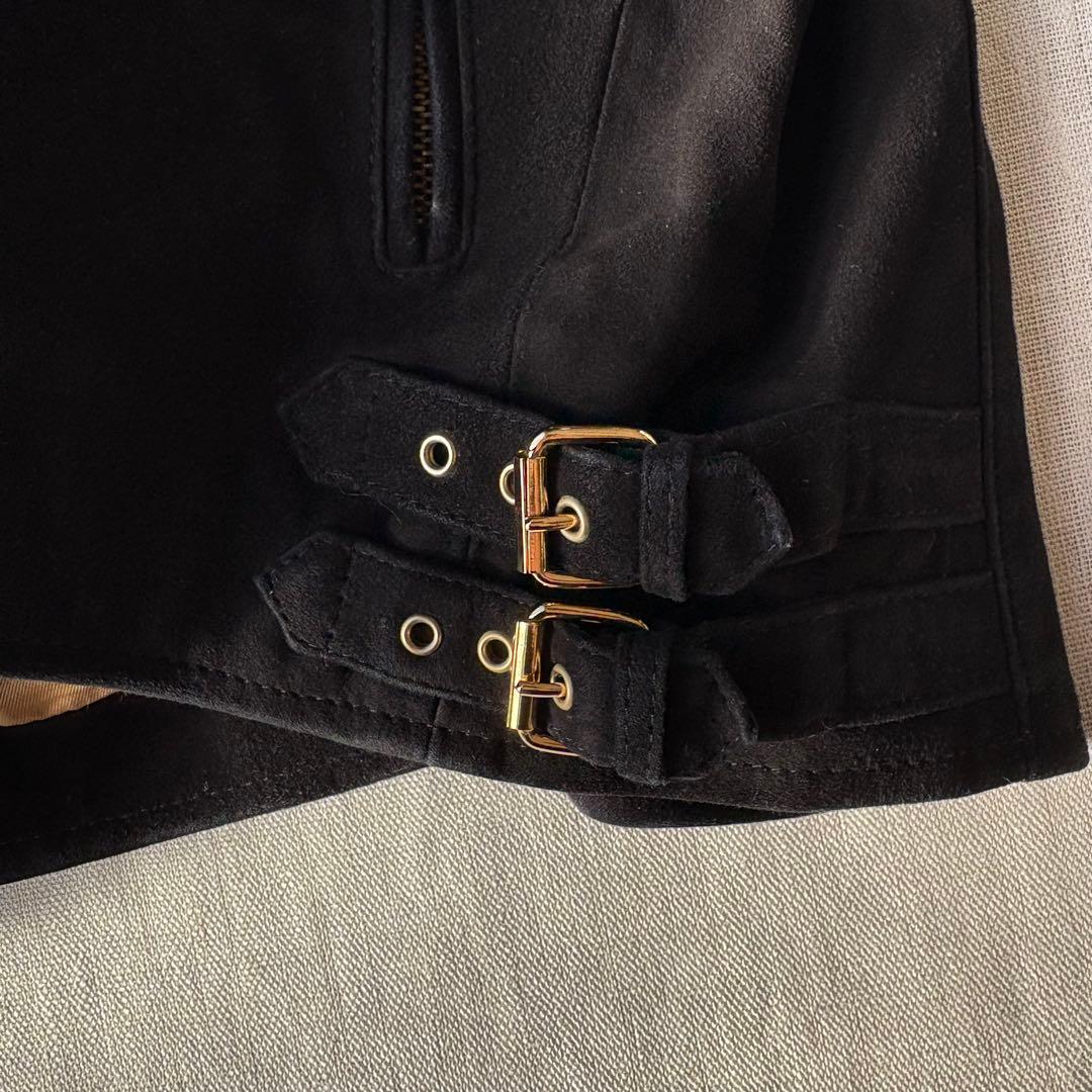 CINQUANTAチンクアンタ スエード ダブルライダース BeamsF 48