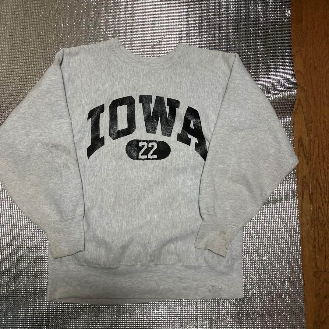 チャンピオン 90s リバースウィーブ IOWA XLサイズ USA製