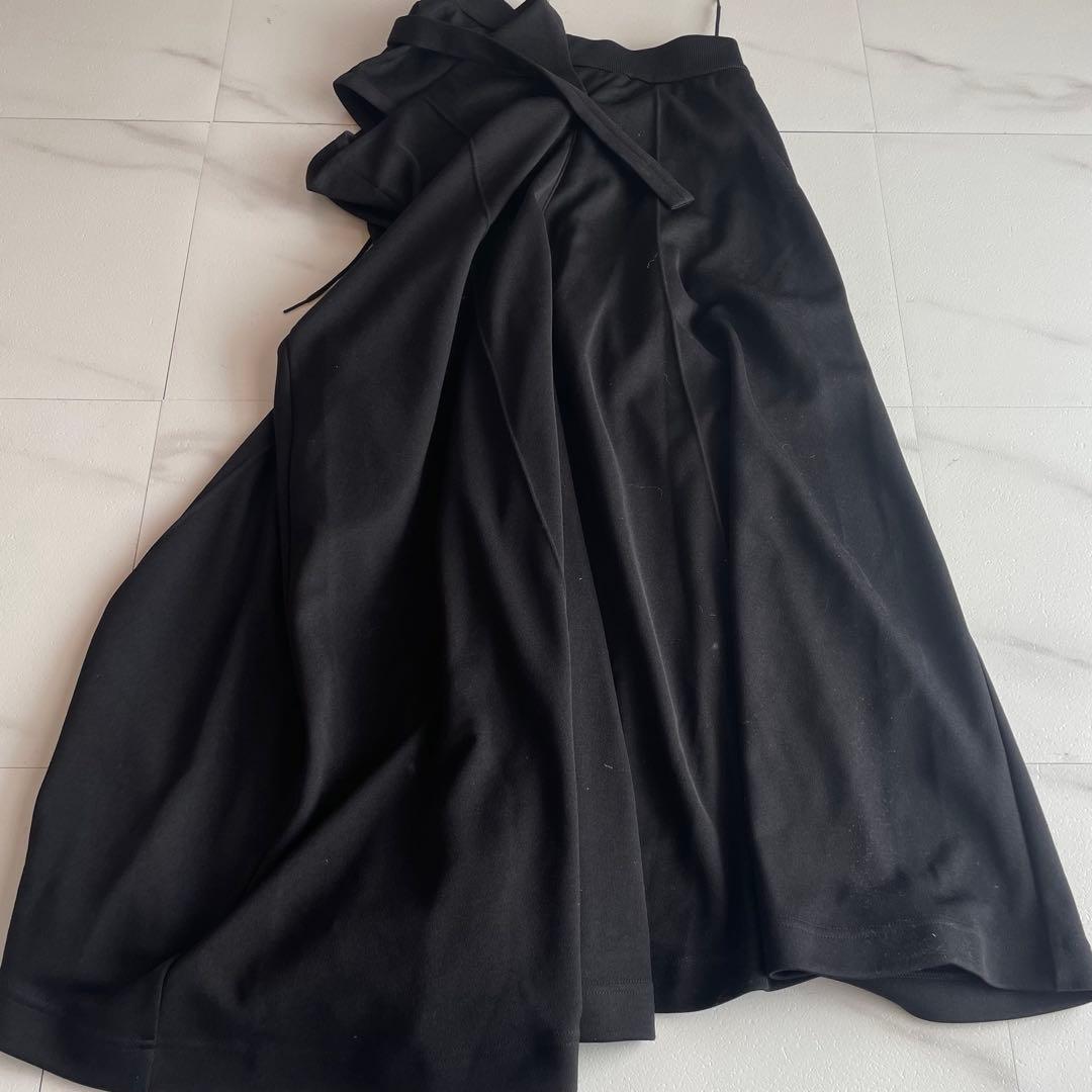 入手困難✨ ヨウジヤマモト Y-3 ロングスカート 変形 ブラック レディース