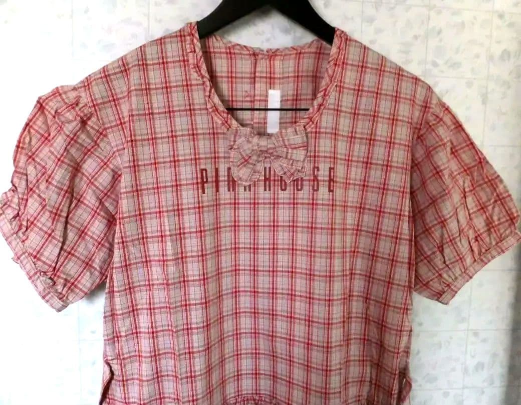 【美品】ピンクハウス半袖ワンピース　フリー