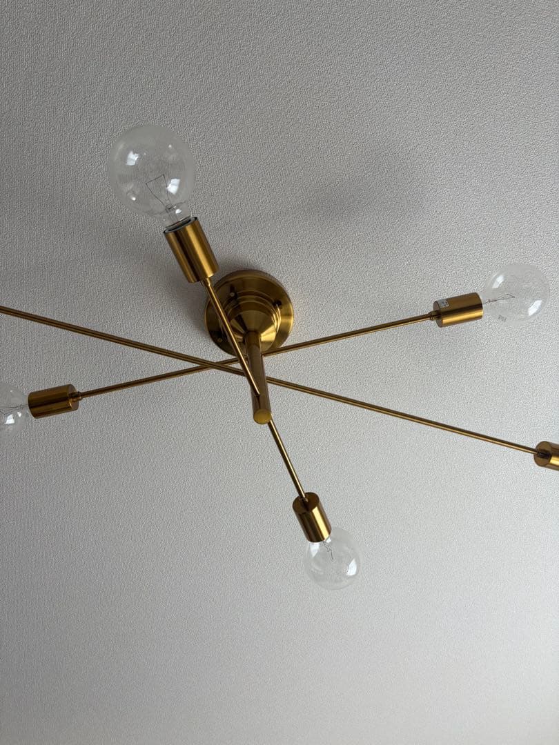 unico 別注　Astreゴールド 6灯 シーリングライト