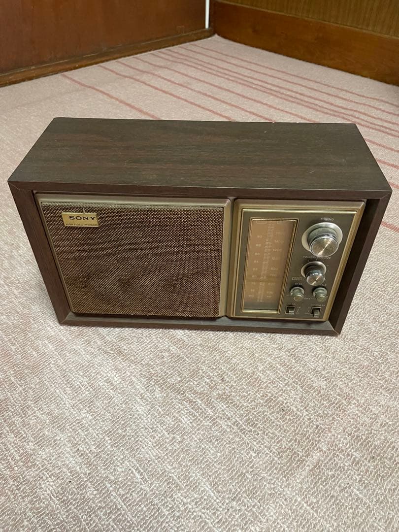 SONY ソニー ラジオ AM FM 昭和レトロ ICF-9250