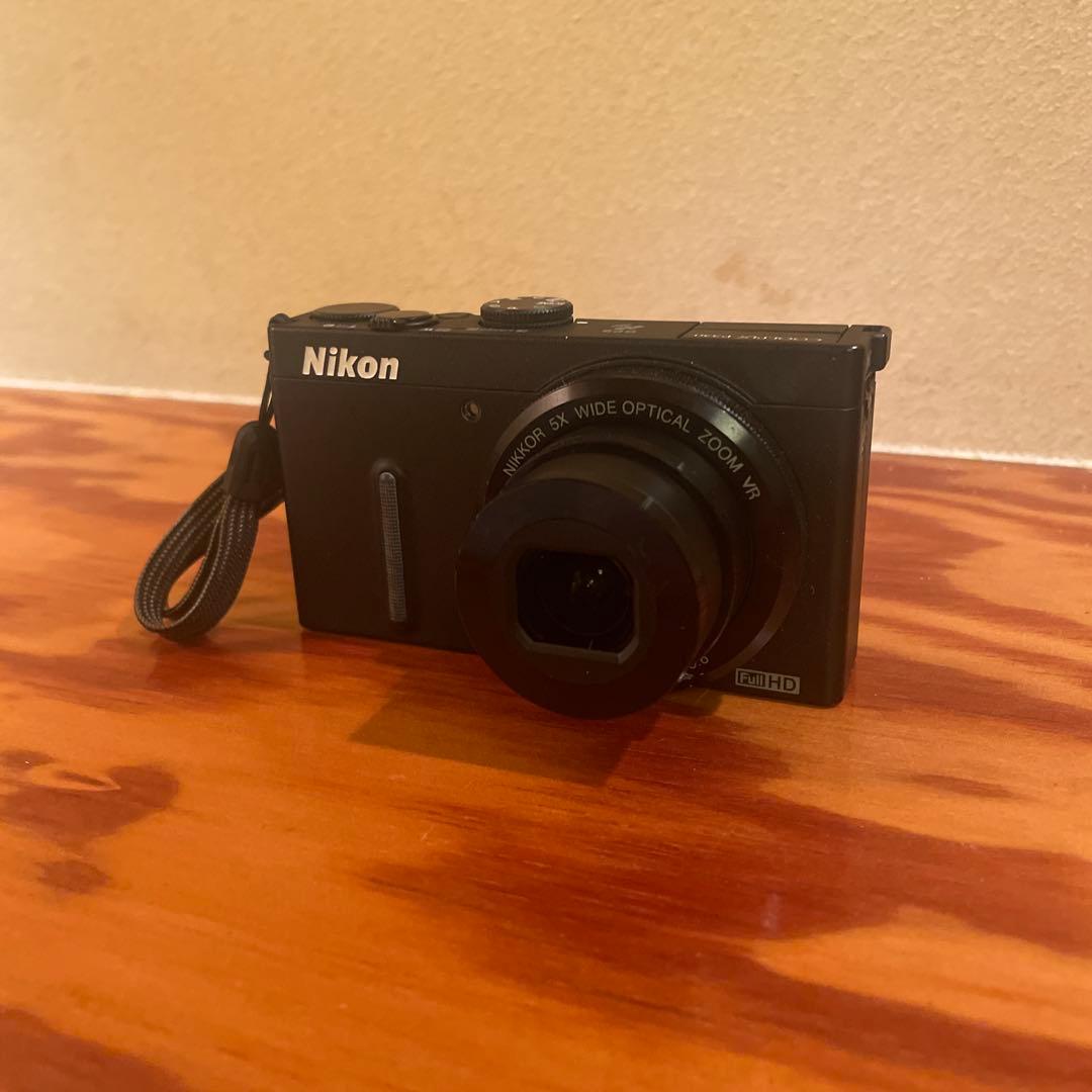 ニコン COOLPIX P330 本体、元箱、付属品あり。 通電・撮影は可能