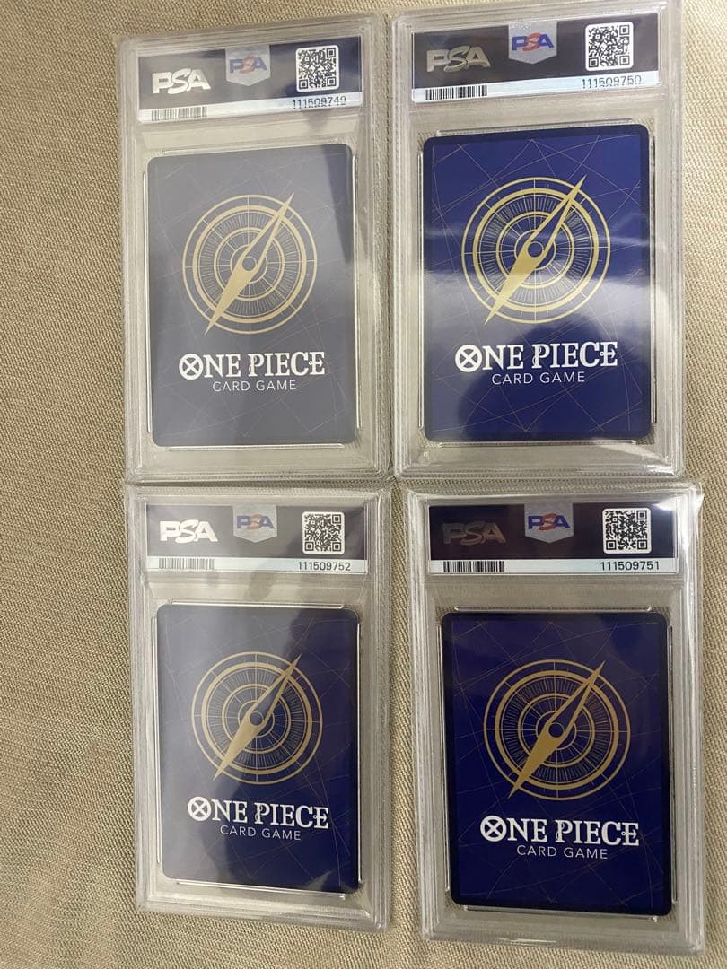 【PSA10 連番】ルフィ キッド ドフラミンゴ カイドウ 手配書SP