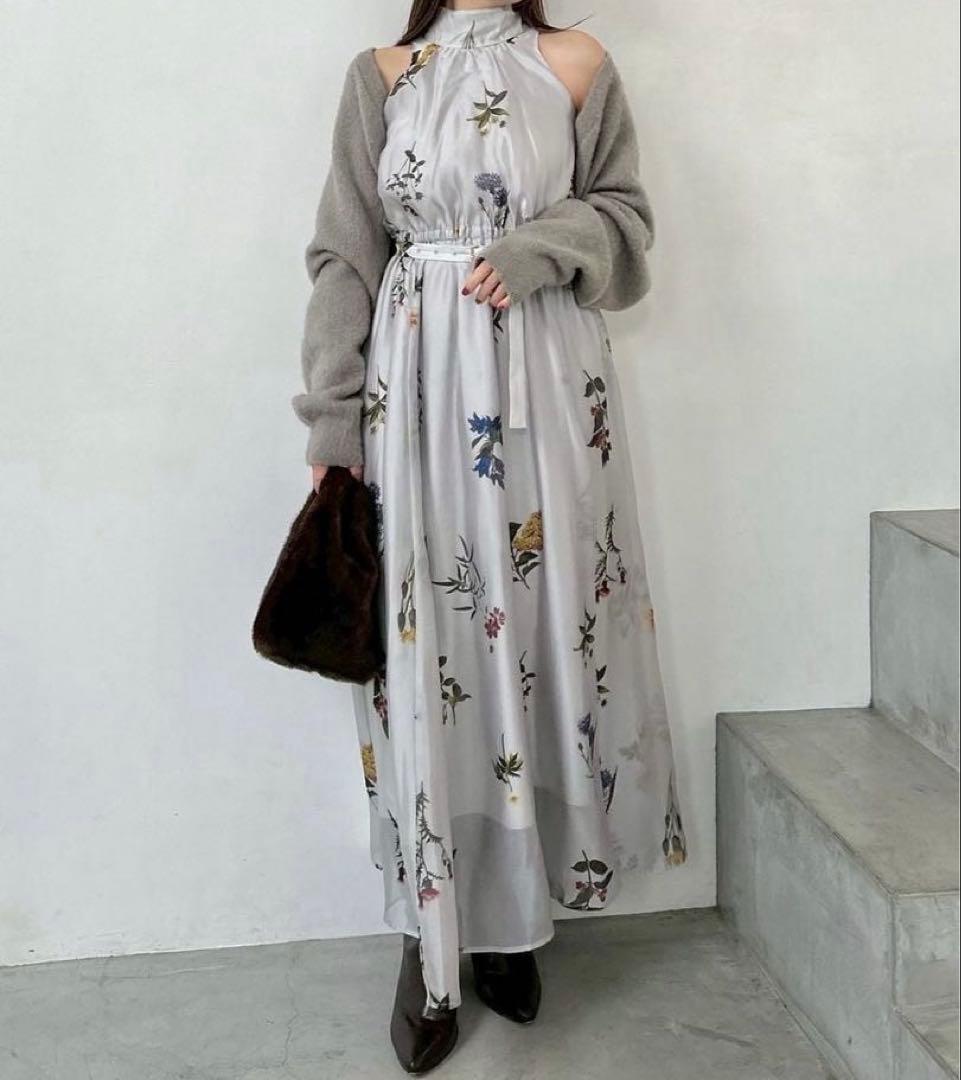 スナイデル Sustainableフラワーモチーフワンピース×ボレロセット