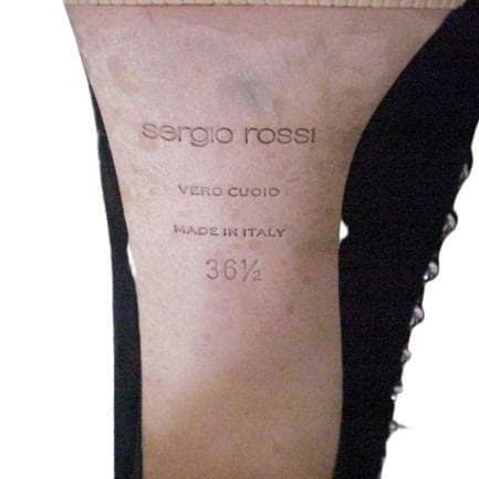 【お値下げ】セルジオロッシ SR1 スタッズ付ミュール 36 1/2 ブラック黒