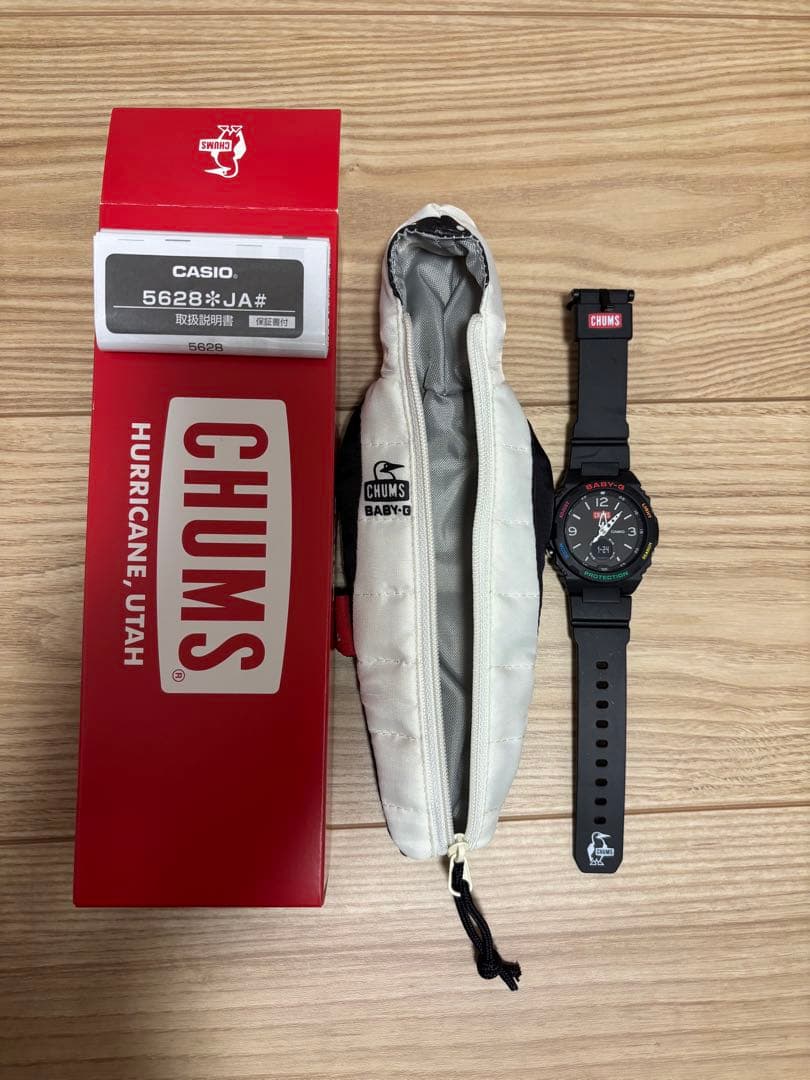 CHUMS CASIO 5628 ブラック 時計