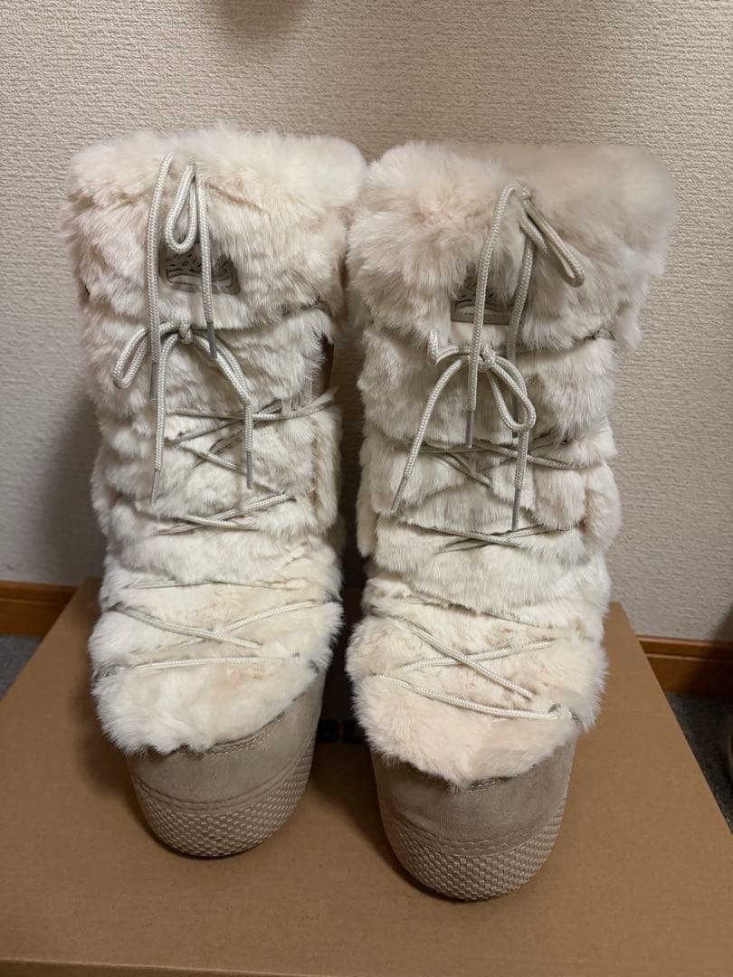 BAD BLOOD プラットフォームブーツ ホワイト S