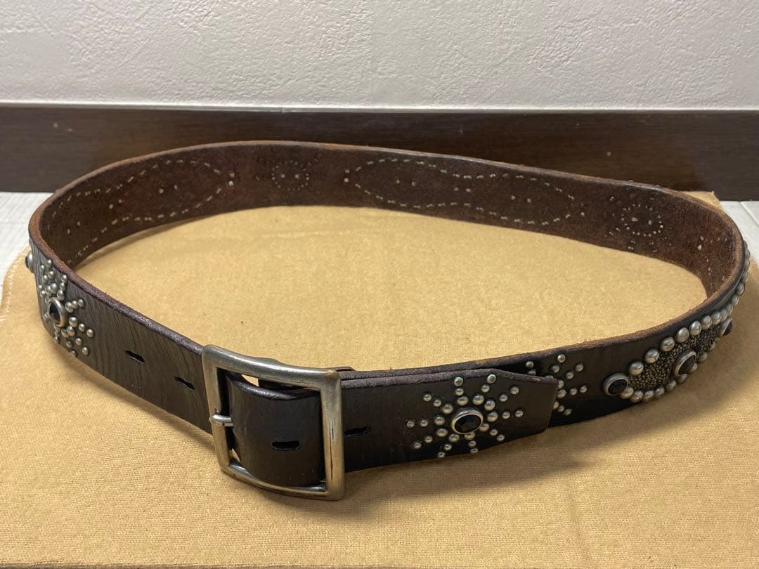 HTC オーバーレイピーナッツベルト スティングレイ ブラックストーン 茶芯