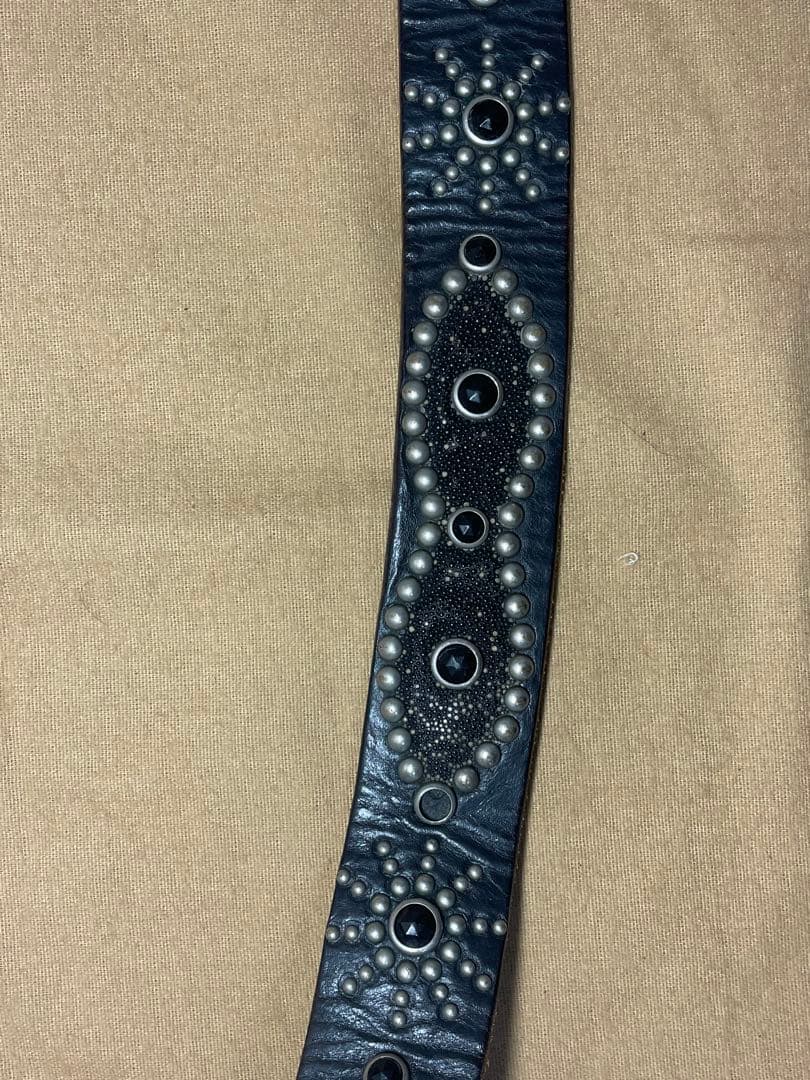 HTC オーバーレイピーナッツベルト スティングレイ ブラックストーン 茶芯