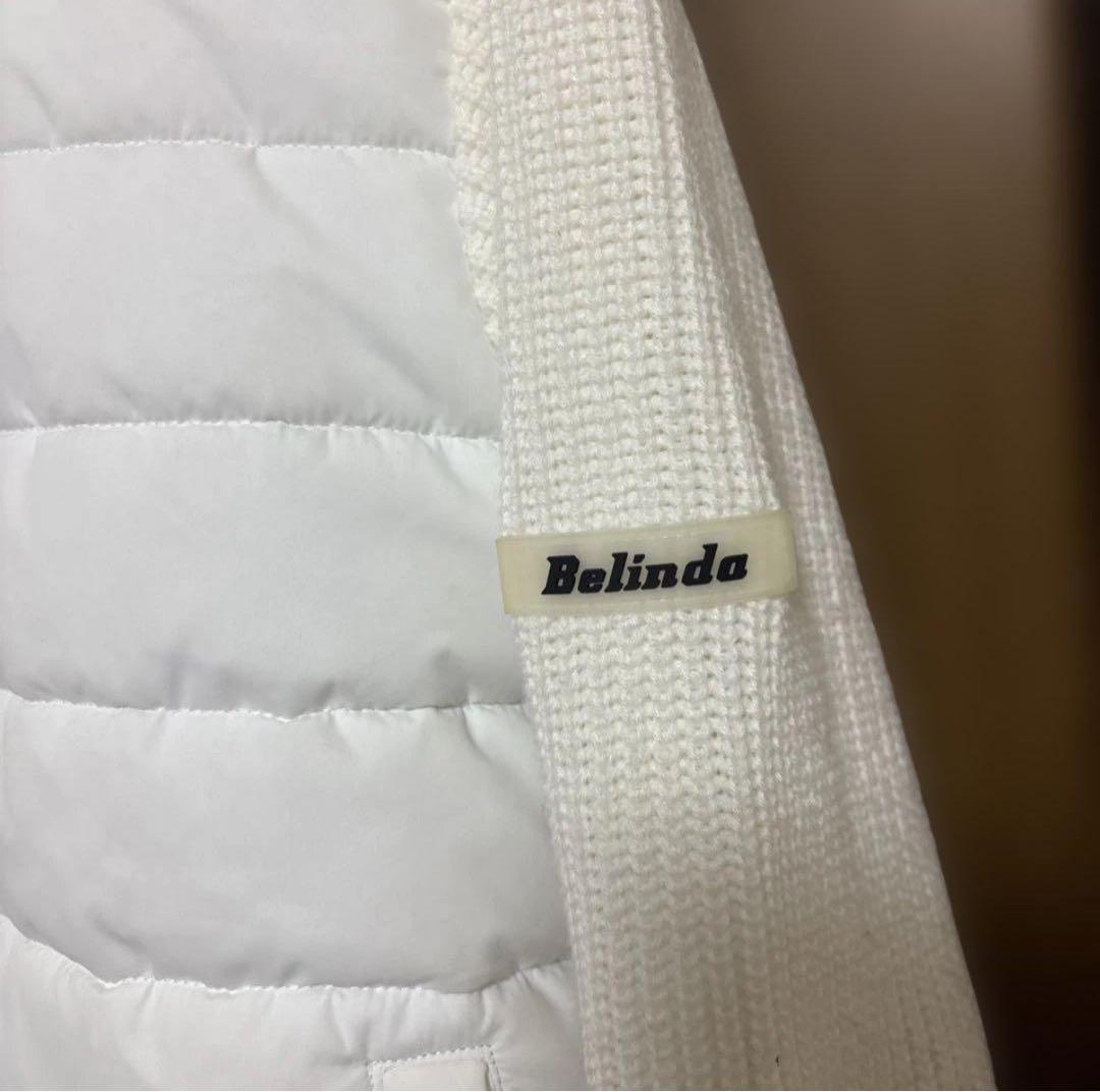 Belindaフード付きダウンジャケット ホワイト