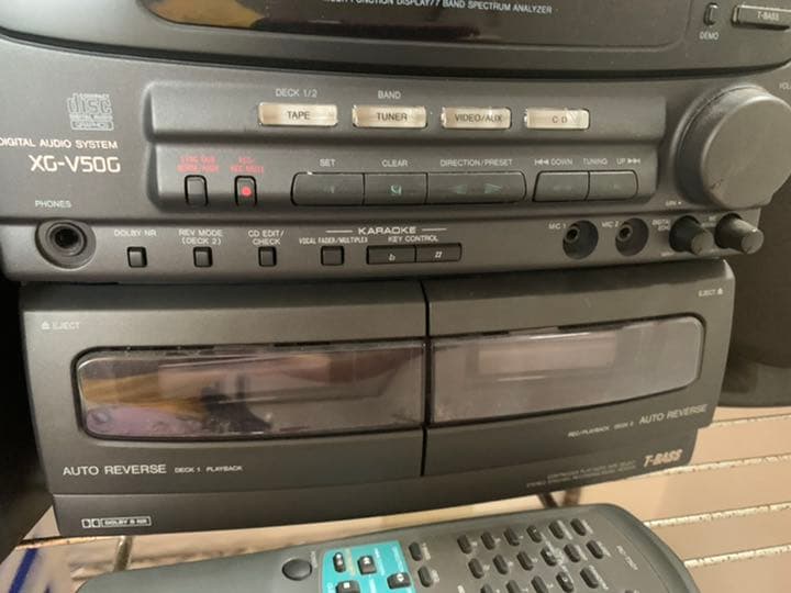 コンポ　CD テープ　ラジオ