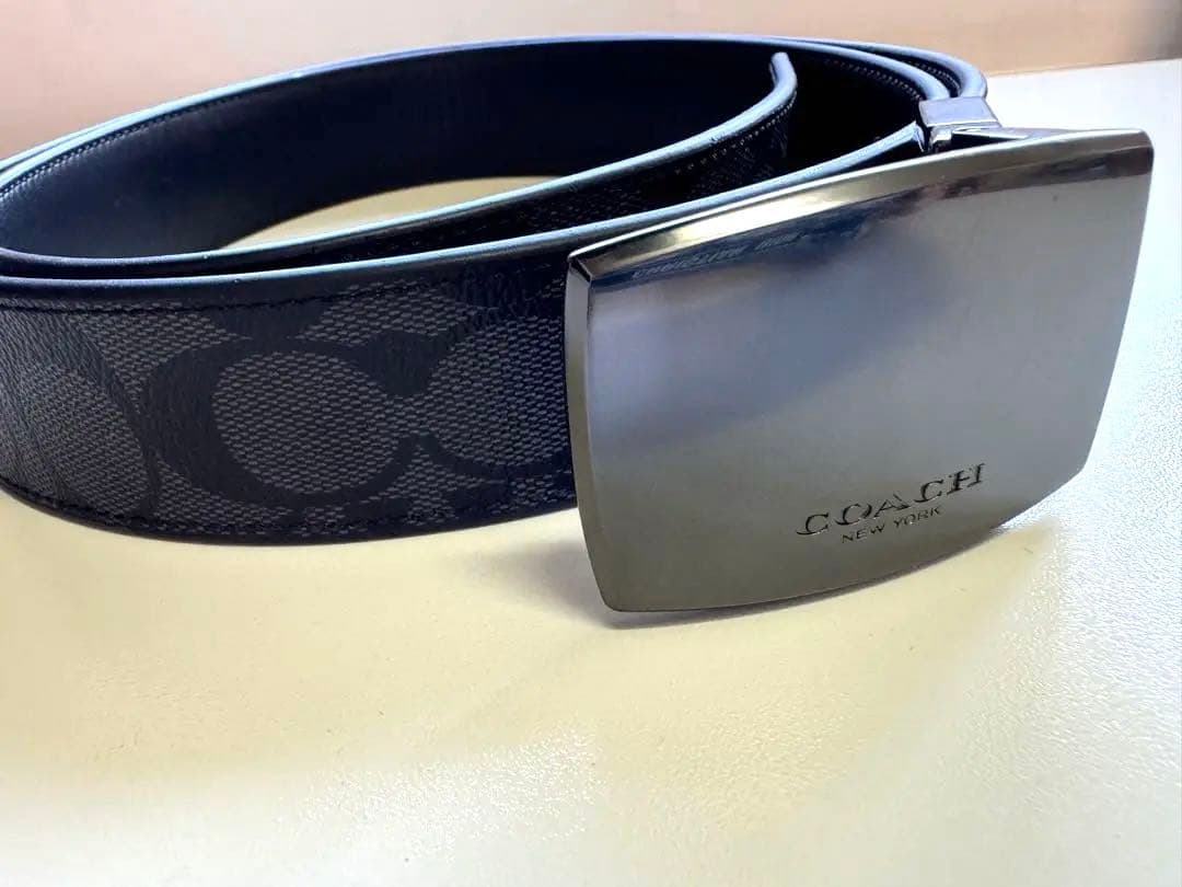 【新品・未使用】coachコーチ　リバーシブルメンズベルト