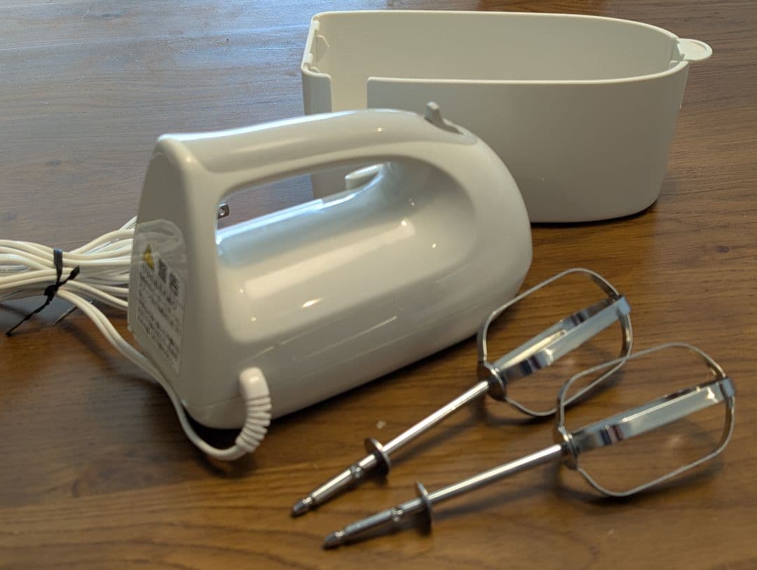 パナソニック ハンドミキサー 速度3段切り替え機能搭載 ホワイト MK-H4