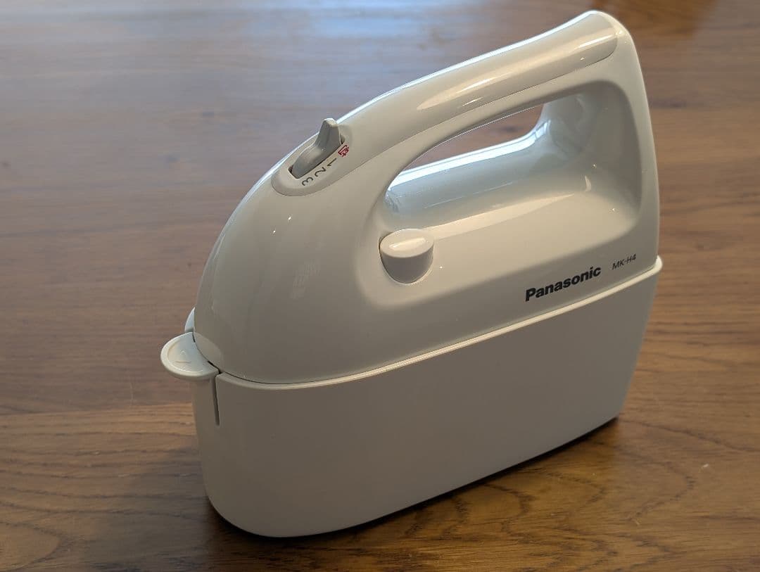 パナソニック ハンドミキサー 速度3段切り替え機能搭載 ホワイト MK-H4