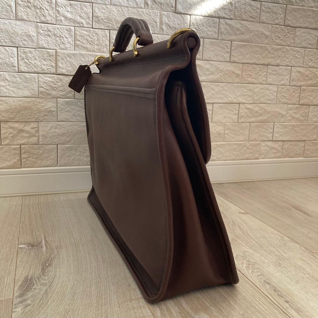 COACH オールドコーチ レザーブリーフケース