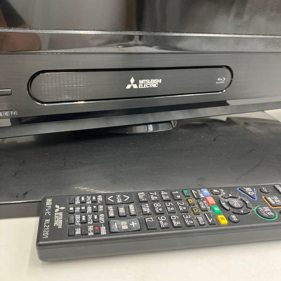 美品　三菱 REAL 液晶カラーテレビ HDD Blu-ray 搭載 動作良好