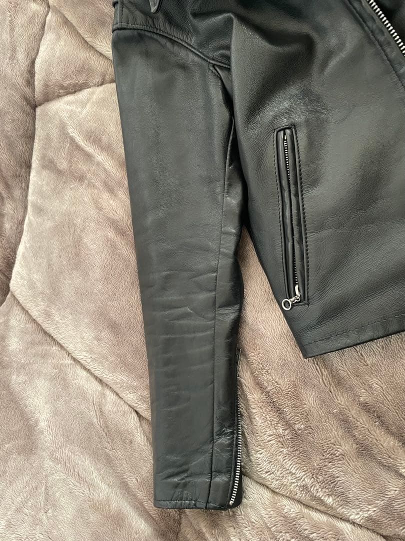 【Schott】643Eレザージャケット 34サイズ 黒