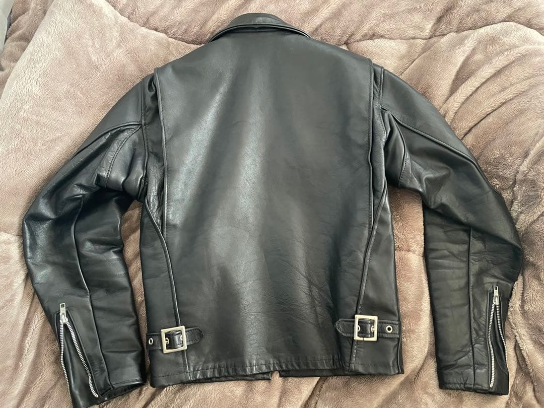 【Schott】643Eレザージャケット 34サイズ 黒