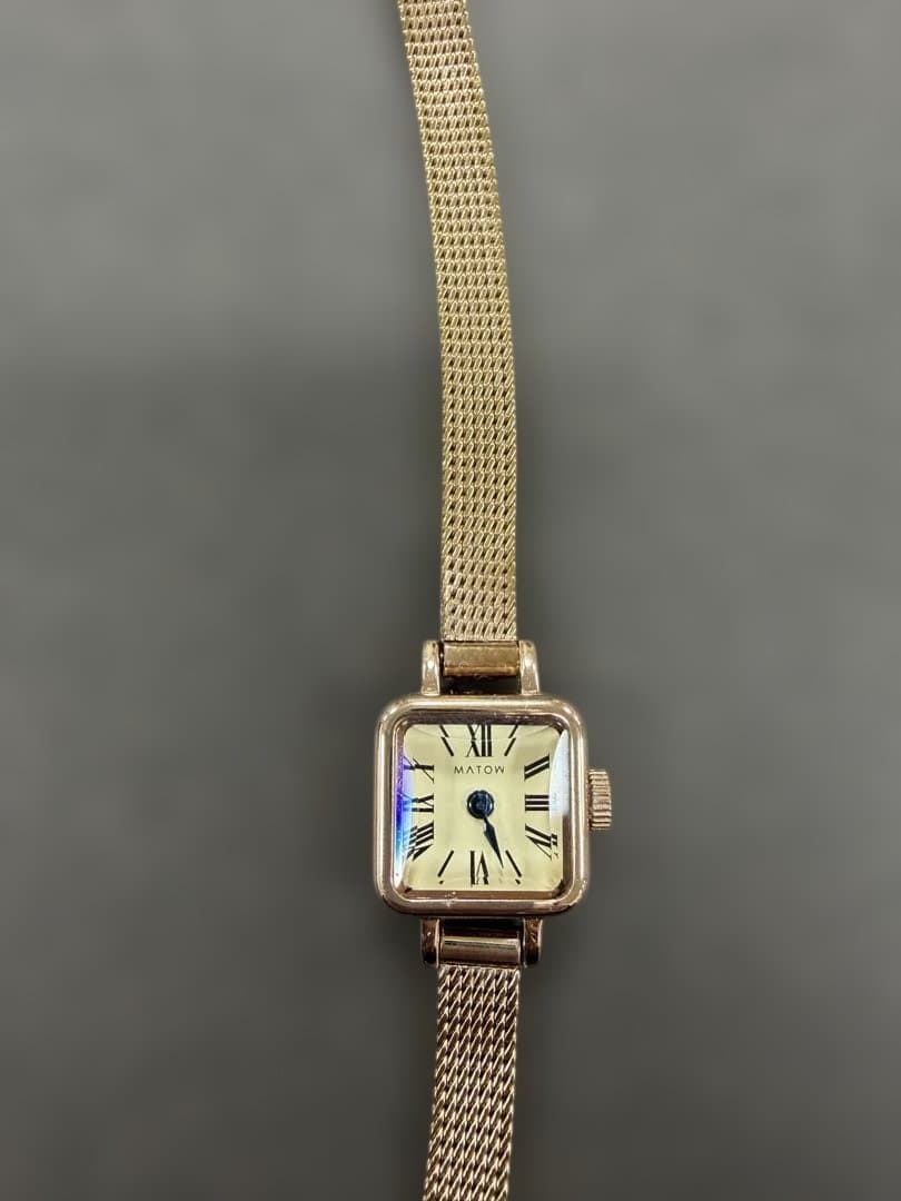 時計　MATOW 淡月　tsuki ローズゴールド