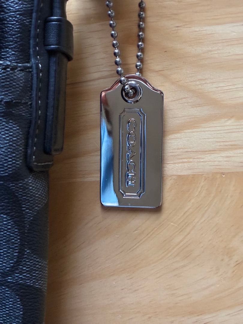 COACH メッセンジャーバッグ グレー