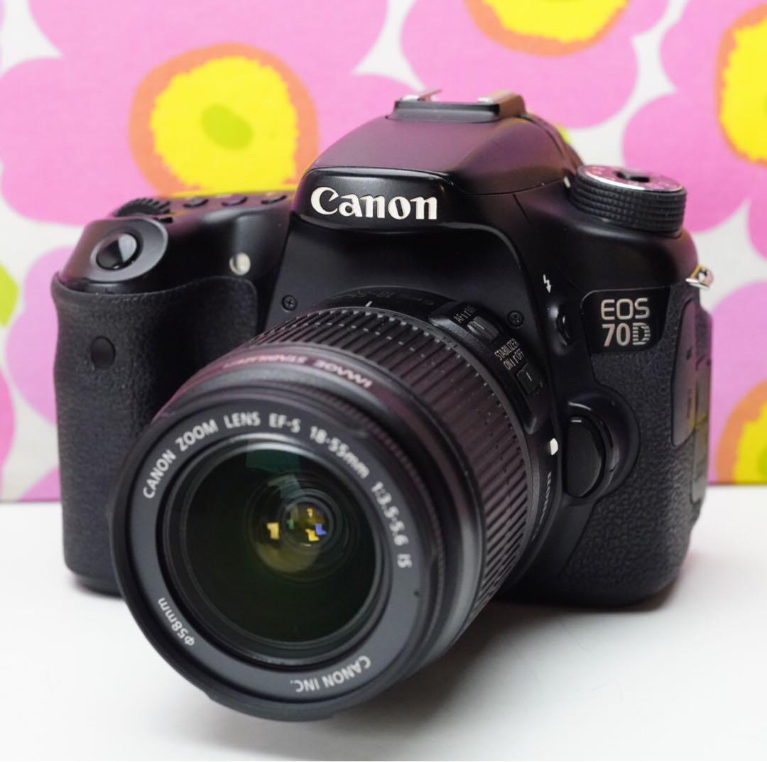 EOS70Dダブルレンセット❤️野球や運動会撮影に❤️Wi-Fiでスマホ写真転送OK