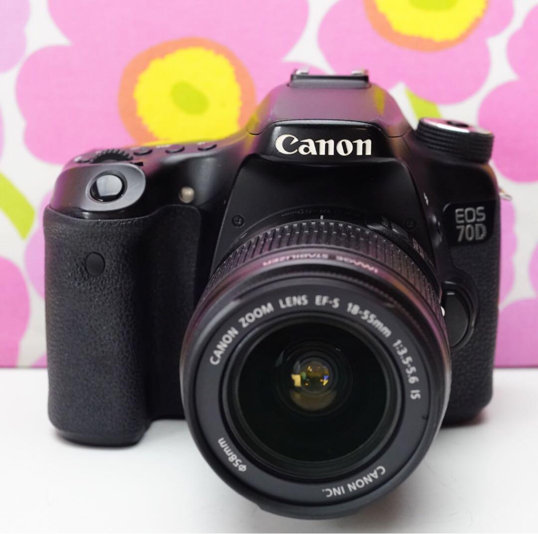 EOS70Dダブルレンセット❤️野球や運動会撮影に❤️Wi-Fiでスマホ写真転送OK