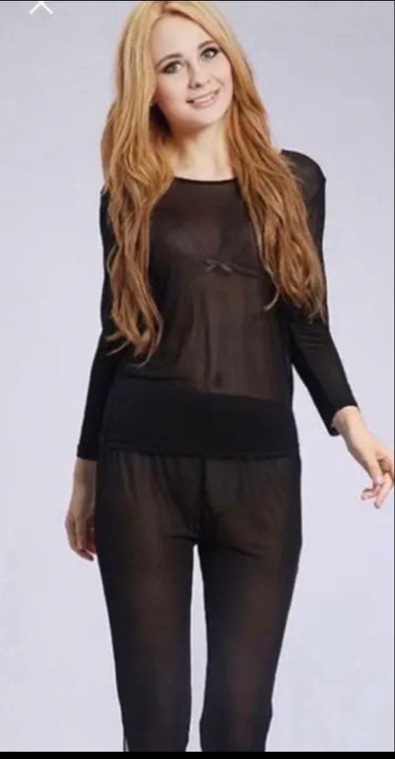 ひめ シルク100%長袖インナーシャツ 絹シャツピンク色Mサイズ2枚