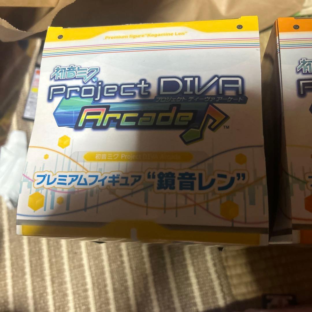 鏡音レン　鏡音リン　Project DIVA プレミアムフィギュア　２種　初音