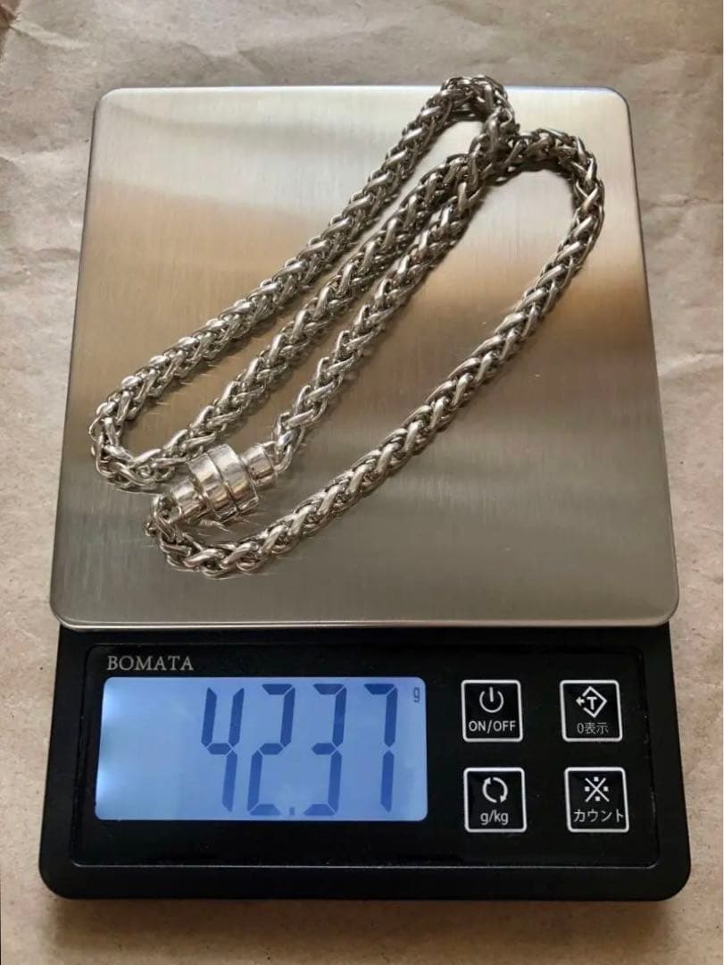 vintage 925 シルバー チェーン ネックレス