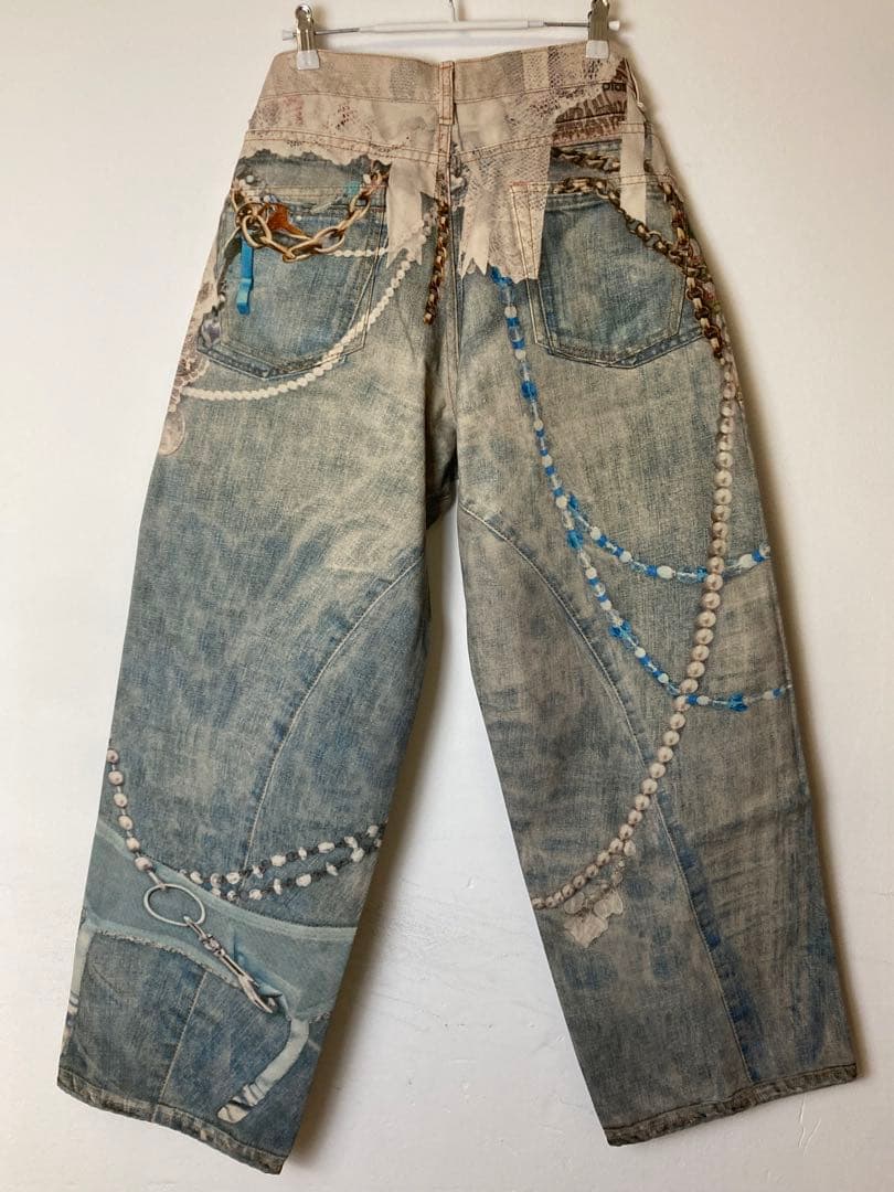 Acne Studios ビーズ＆レース装飾パンツ XSサイズ