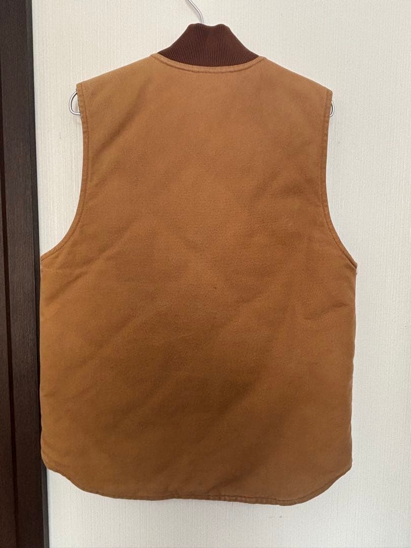 Carhartt カーハート ダック地ベスト ワークベスト 中綿キルティング裏地