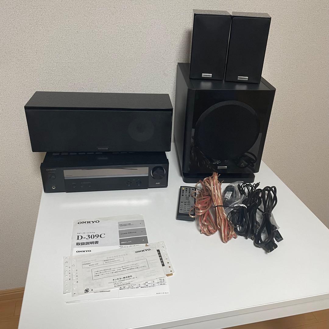 ONKYO 3.1chホームシアターNR-365+センタースピーカーD-309C