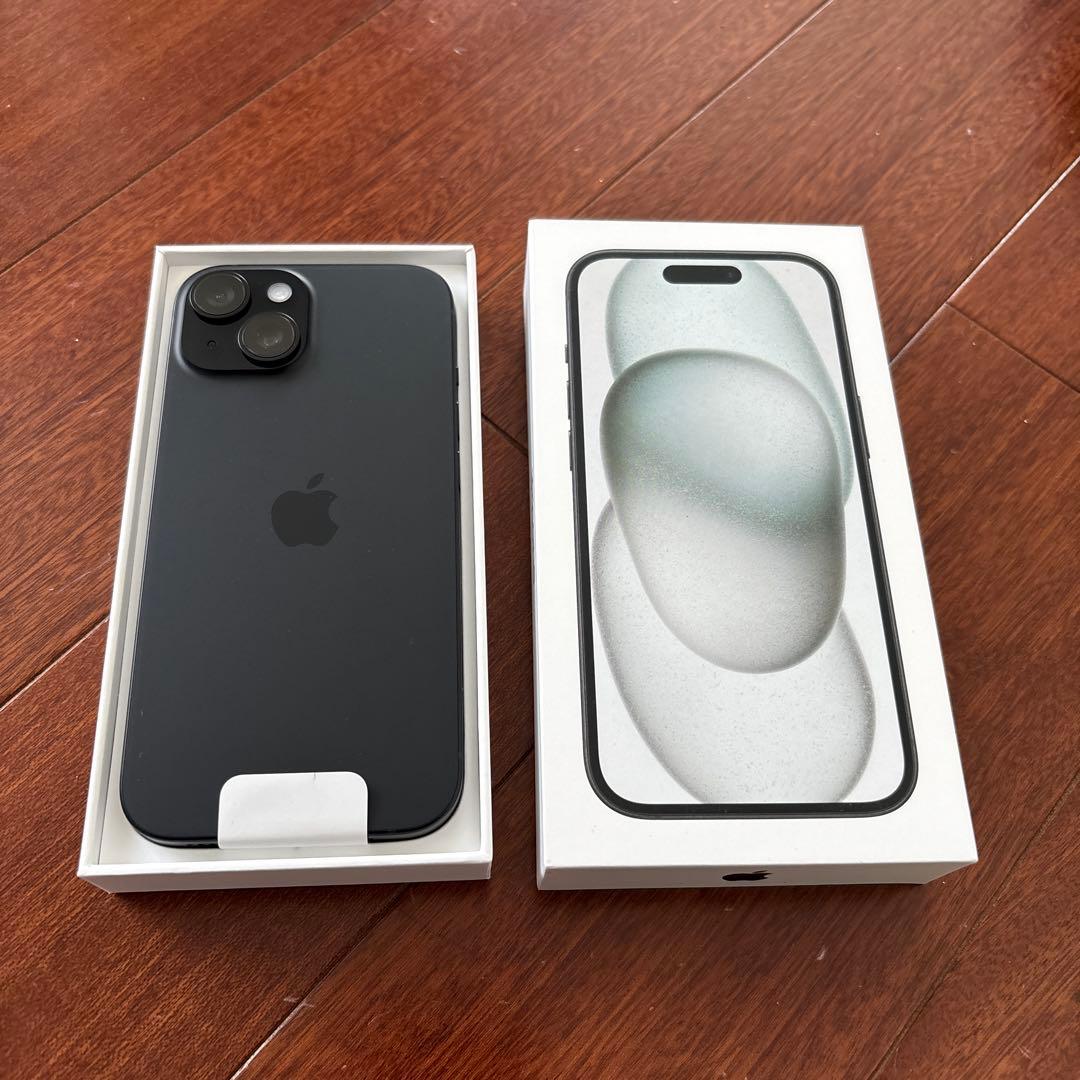 Apple iPhone15 ブラック 128GB 本体