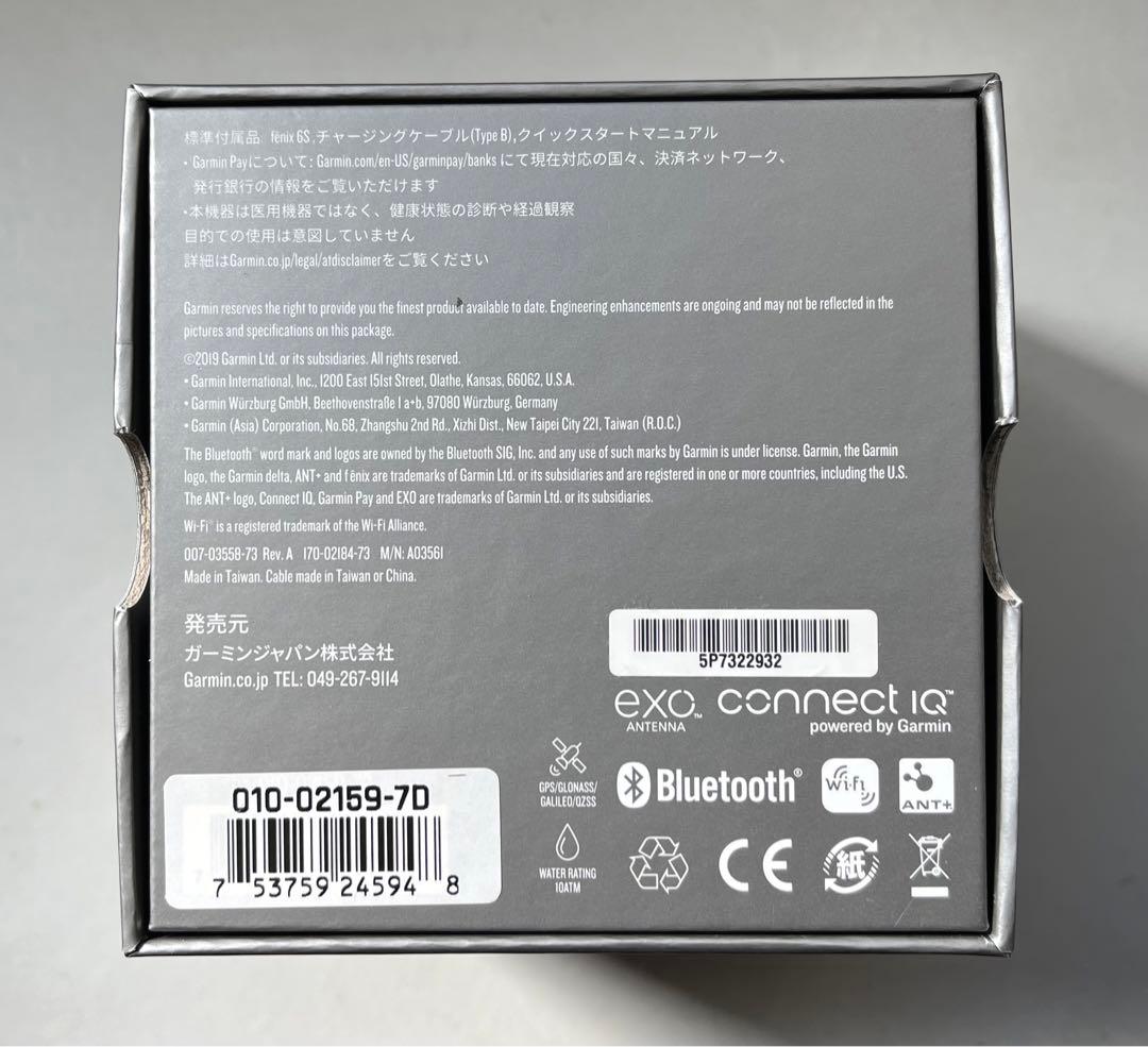 その他 GARMIN FENIX 6S SAPPHIRE BLACK DLC