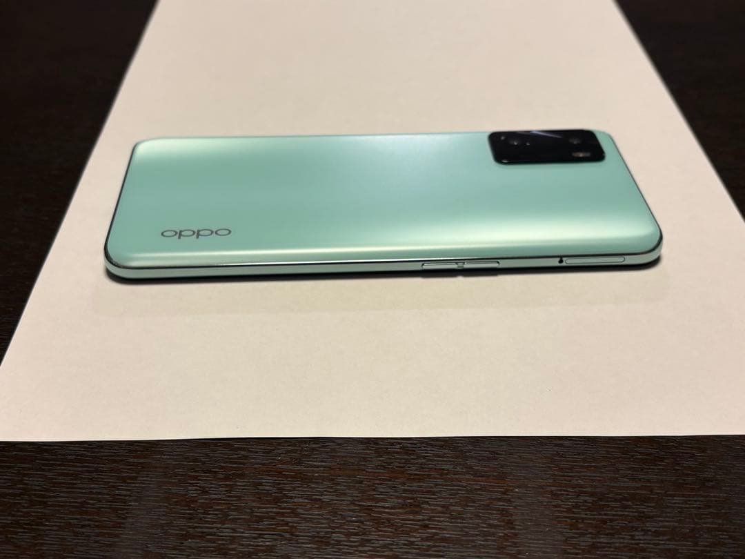 【美品】OPPO A55s 5G 64GB グリーン-23