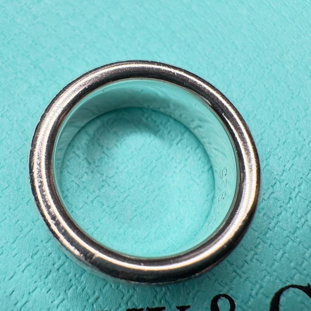 【美品】約9号 ティファニー Tiffany ナロー リング SV925
