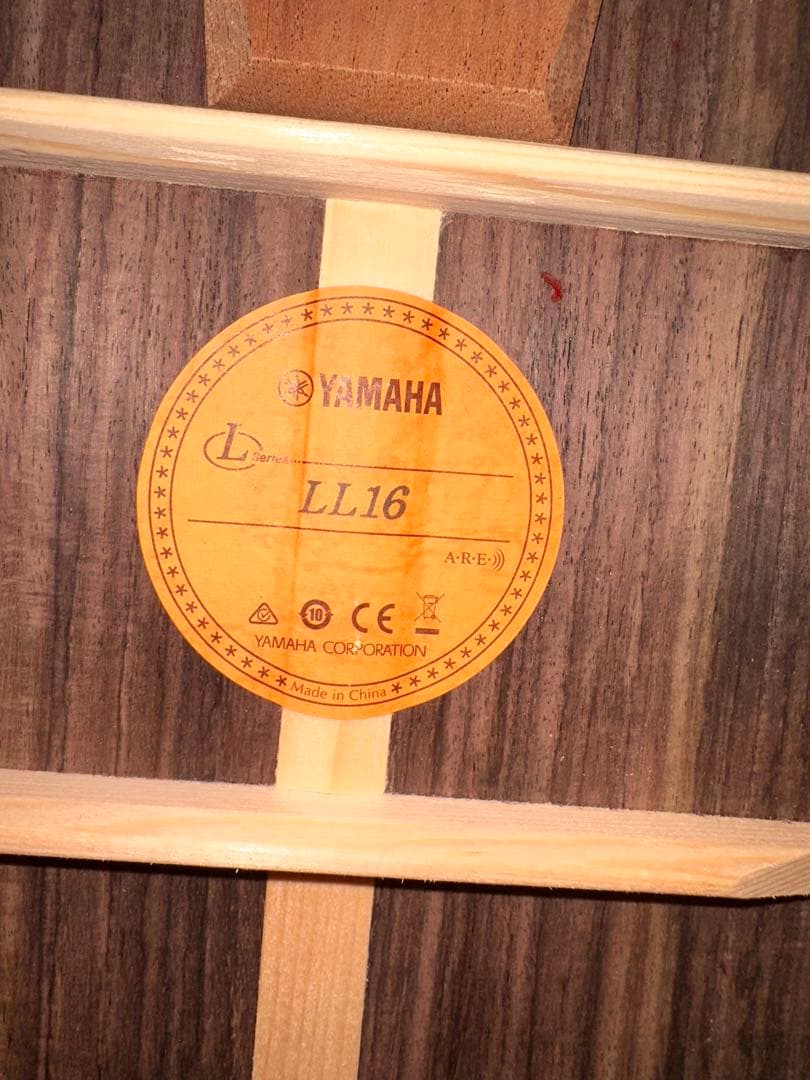 あ*わ様 【美品】YAMAHA LL16 ARE ストラップピン付　ソフトハード