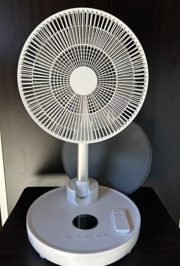 折りたためるコードレスDC扇風機　2025年製