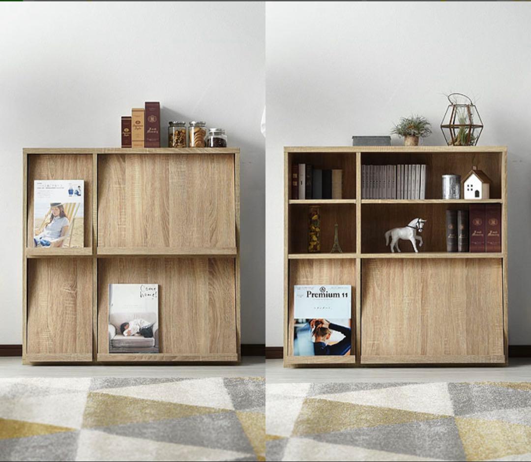 本棚 棚 収納棚　ディスプレイラック　木目調　オーク（最終値下げ）