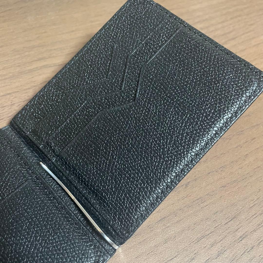 最終値下げ 【美品】Valextra マネークリップ ブラック