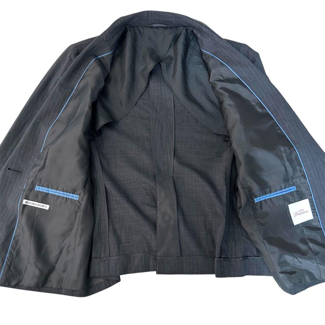 【大きいサイズ21号】　n-lineプレシャス　ビジネス　パンツスーツ　洗える