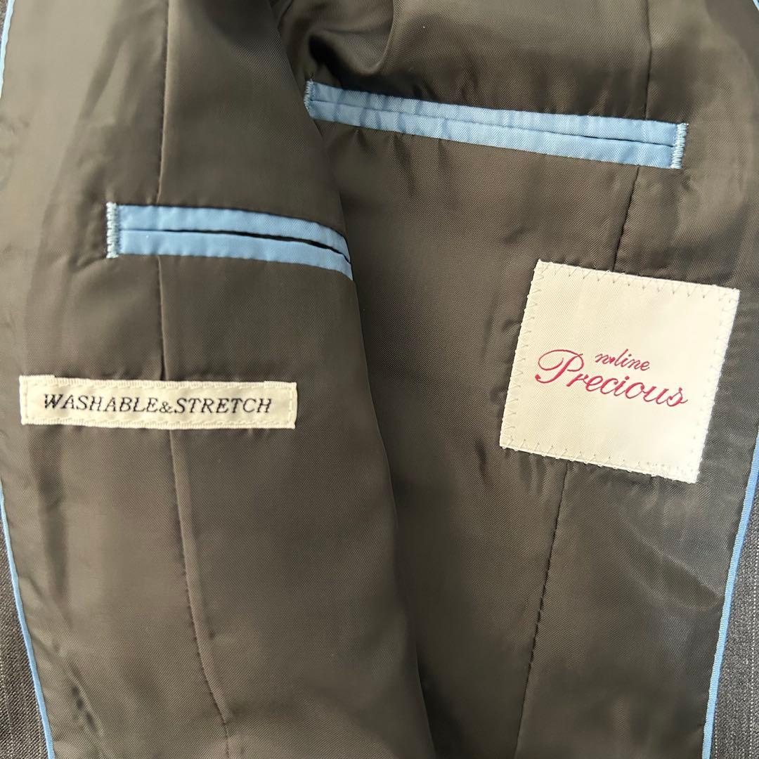 【大きいサイズ21号】　n-lineプレシャス　ビジネス　パンツスーツ　洗える