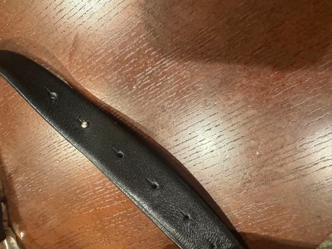 TOGA PULLA ブラック ダブルバックル ベルト