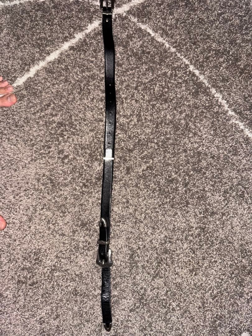 TOGA PULLA ブラック ダブルバックル ベルト