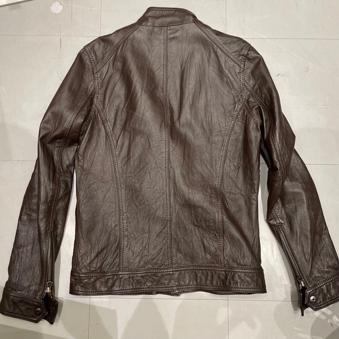 00s archive leatherjaket 細身 ギミック ダークウェア