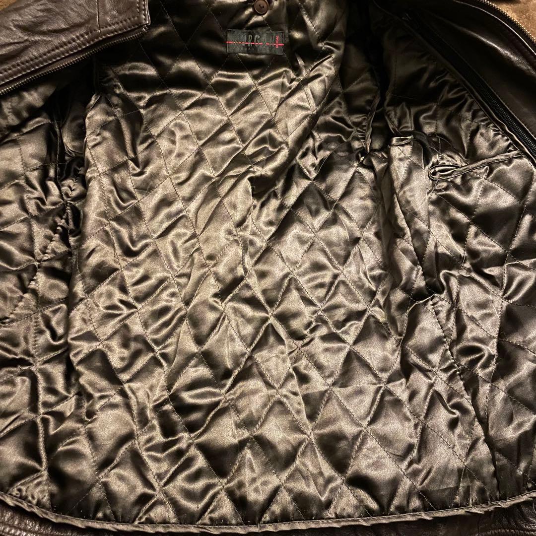 00s archive leatherjaket 細身 ギミック ダークウェア